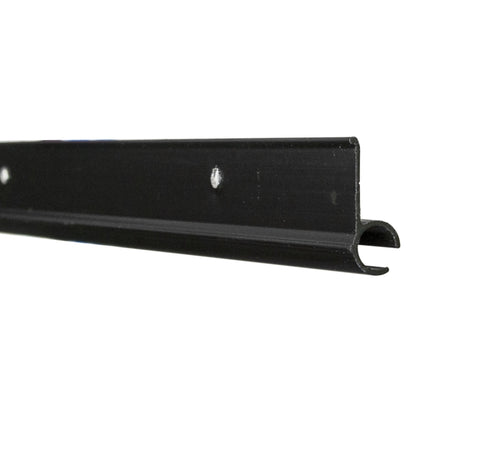 black aluminum rv awning rail