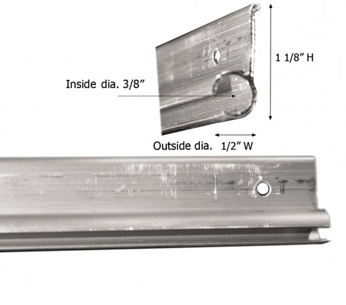 RV AWNING RAIL TRACK - 14 Foot Aluminum  4923014
