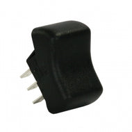 S P S T On/ Off Momentary Rocker Switch, Black 3612265 *