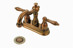 Faucet - Bathroom Two Handle With Tall Old World Spout And Drain Rubbed Bronze 5333399