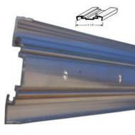 Decorative Trim - Clear Anodized 14' x 1-1/2"  4937097 *