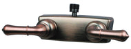 SHOWER VALVE - 4" Non-metallic w/teapot handles and oil rubbed bronze - 5310530