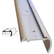 ROOF EDGE DECORATIVE INSERT TYPE 1-1/4" X 3/4" X 16' - NEW WHITE - 4964689